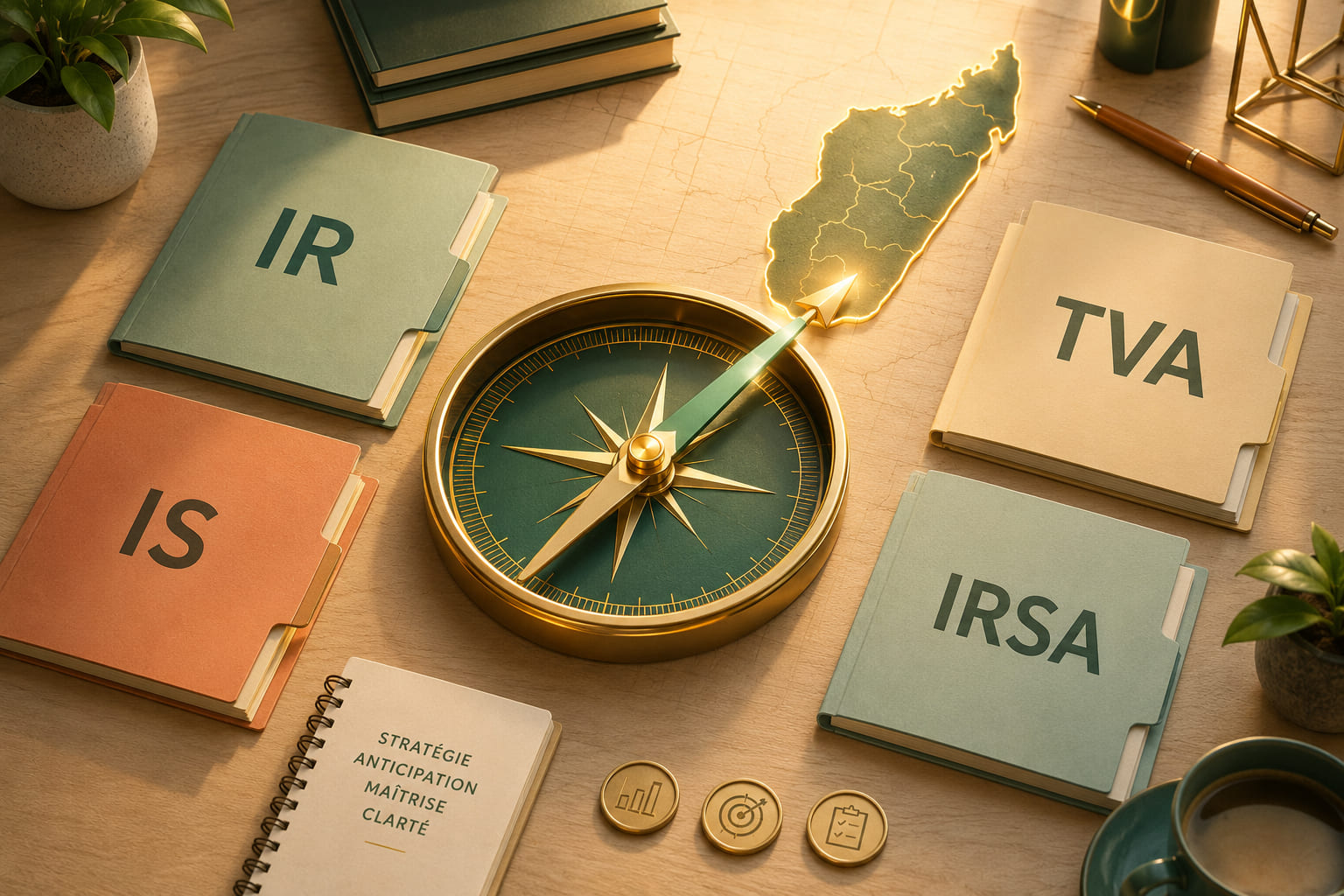 Fiscalité des entreprises à Madagascar : IR, IS, TVA et IRSA expliqués
